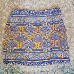 Blue patterned Tommy Bahama skirt